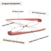 Easy Carry Mini Compact Slim Reading Glasses Lightweight Portable Readers