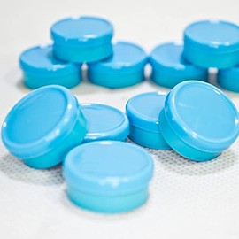 20MM / 13MM Dual/Single Tone Flip Top Seals[Caps] (20MM, Light Blue-Light Blue, 25)