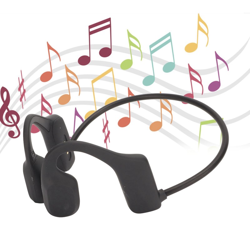Bone Conduction Bluetooth5.3 Headset IPX5 Waterproof Open Ear Sports Headset