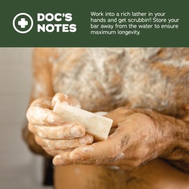 Dr. Squatch Men's Natural Bar Soap Made from Natural Oils - 3 Pack - Cold Process Soap with No Harsh Chemicals - Cool Fresh Aloe, Pine Tar, Rainforest Rapids (3 Pack)