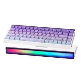 EPOMAKER Aula Hero68 HE Wired Magnetic Gaming Keyboard, 0.01mm Adjustable Actuation, Rapid Hall Effect Switch, 8kHz Polling, 5-Layer Sound Dampening, RGB Box & Backlight (Purple)