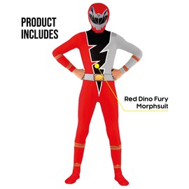 Morphsuits Red Deco Dino Fury Morphsuit Kids