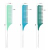MEEKS Hair Foil Comb Set - 3 Different Sizes -
