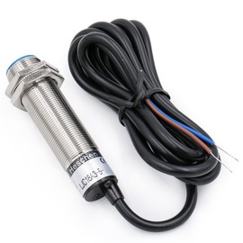 Heschen M18 Capacitive Proximity Sensor Switch Shield Type LJC18A3-5-Z/CX Detector 1-5mm 10-30VDC 200mA NPN NO+NC 4 Wire