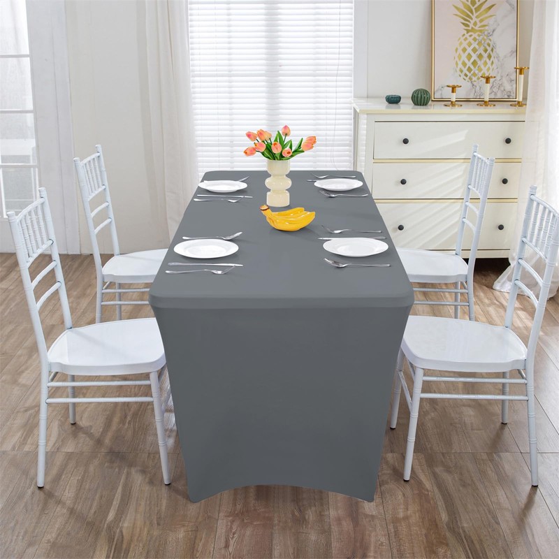 HZDHCLH Table Cloth Rectangular 122x76cm Polyester Wipeable Tablecloth Washable Durable