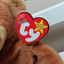 Ty Beanie Baby Monkey BUYERS CHOICE New w/Tag Protector Bongo Congo Mooch Cheeks - Bongo