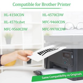 greencycle 1 Pack Magenta Compatible Toner Cartridge Replacement for Brother TN315 TN315M TN310 Toner for HL-4140CW HL-4570CDW HL-4570CDWT MFC-9560CDW MFC-9970CDW Printer