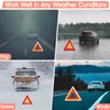 DEDC Car Safety Triangle Warning Kit, Set of 3 Roadside