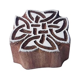 Royal Kraft Wooden Stamps DIY Fabric, Textile, Clay, Pottery, Paper, Henna Printing Blocks THCtag040