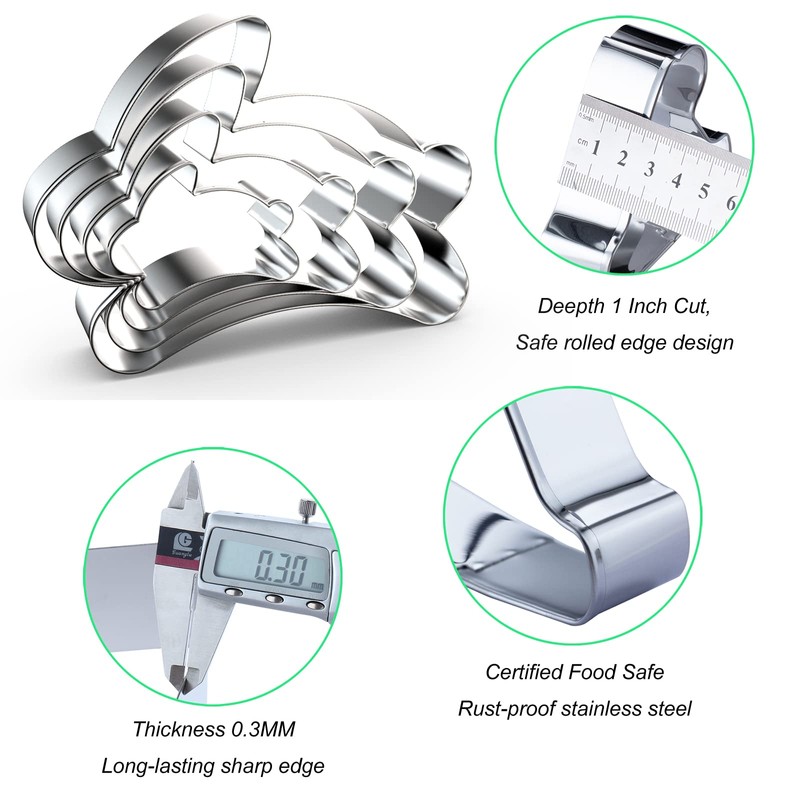 Rabbit Cookie Cutter Set of 4 in Assorted Sizes -