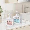 YUZHEDM Set of 2 Soap Dispensers, 300 ml, Transparent Pump