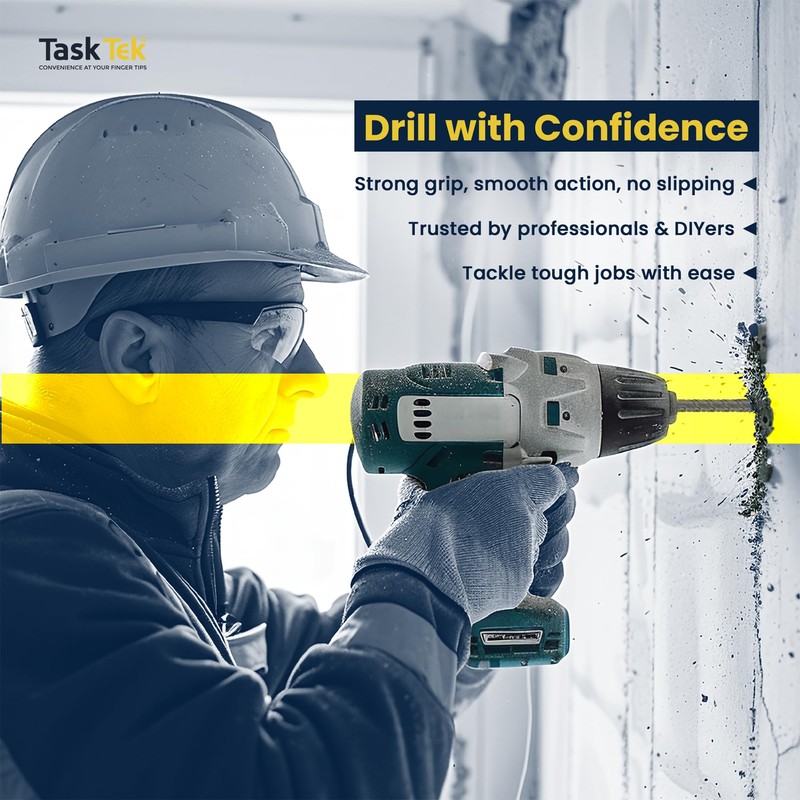 TASKTEK SDS Plus Hammer Drill Bits Set – Pack of