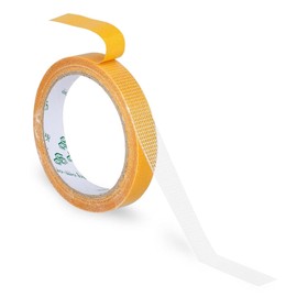 MVPACKEEY Fabric Tape Double Sided Fabric Tape Carpet Tape Double Sticky Carpet Tape Strong Tape Heavy Duty Clear Fabric Stick Tape Clear Mounting Tape for Clothes,Carpet,Poster,Crafts(1.5cm*10m)