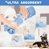 Chumia 4 Pack Dog Towels for Drying Large Microfiber Grooming