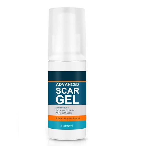 Silicone Scar Gel 1.7 oz (50ml), Advanced Scar Cream for