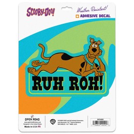 Scooby-Doo Ruh Roh Adhesive Vinyl Decal - Fun Scooby-Doo Sticker for Laptop, Water Bottle or Notebook