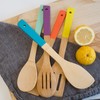Now Designs Bamboo Utensils, Set of 5, Multi-Color, 1 ea,