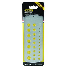 General Tools 14 Drill Gage, 1/16-Inch to 1/2-Inch