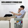 Sofa Armrest Organizer Couch Multi Pockets Washable Couch Armchair Storage