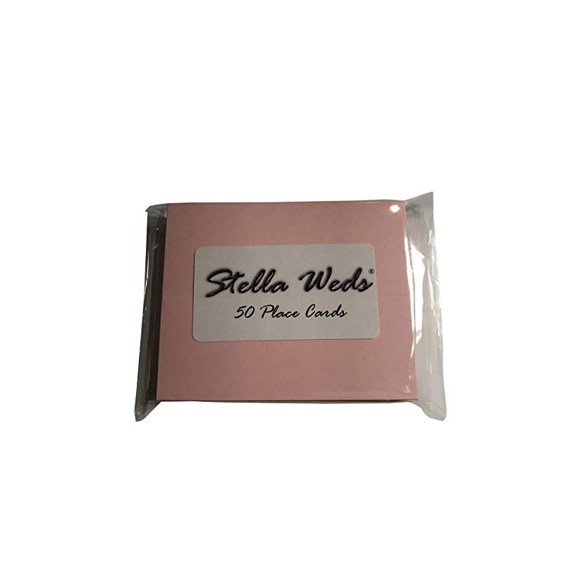 Stella Weds® 50 x Blank Wedding Party Table Name Place
