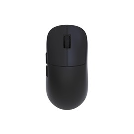 AIM1 Shigure Black Wireless Mouse, Symmetrical, 1.6 oz (45 g), 8000 Hz, 26000 DPI LOD Setting, PAW3395, 80 Hour Operation, Supports Both Wireless and Wired