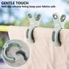 9 Pack Beach Towel Clips, Heavy-Duty Plastic Clothes Pins Bright