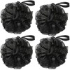 Esponjas de Baño Negras Set de 4 - Lufa Exfoliante