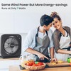 AMACOOL Table Fan, 12 inch Box Fan with 3 Adjustable
