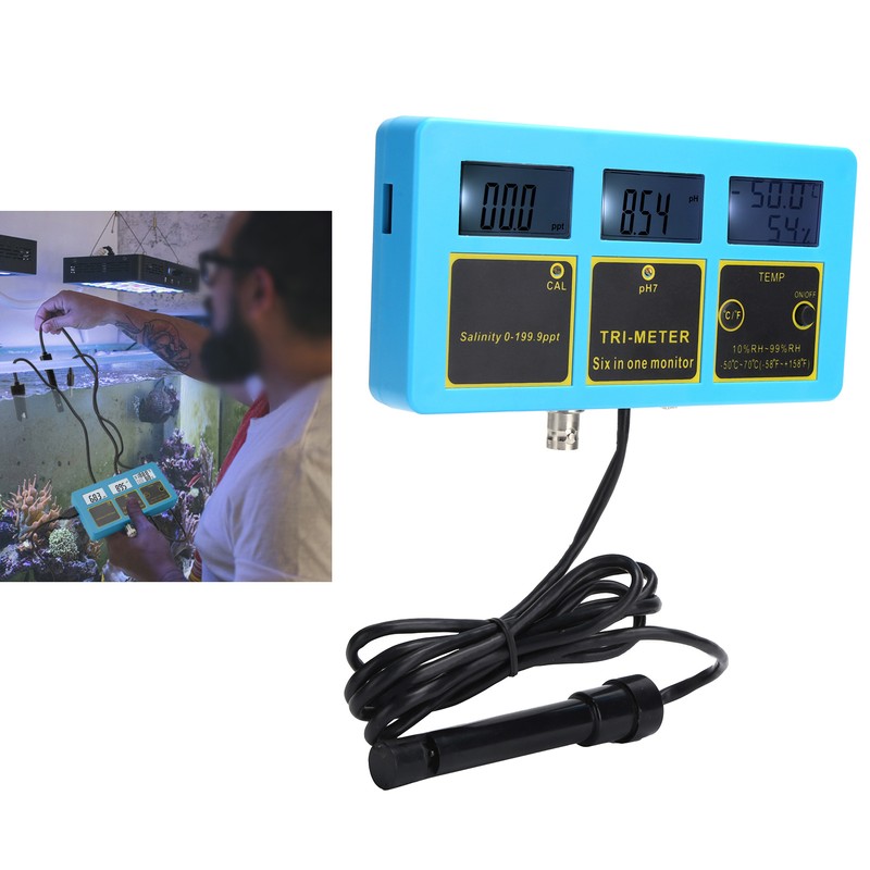 4 in 1 Water Quality Test Pen PH Salinity Meter