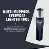Kasher 360 Round Lighter Tool with Lighter - Stainless Steel