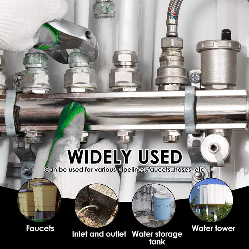 2Pcs Bulkhead Water Tank Fittings Stainless Steel Bulkhead Fitting Bulk