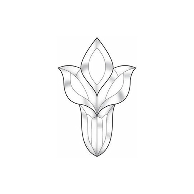 Stained Glass Supplies Clear Glass Bevel Cluster EC551
