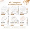 Kit Piezas Cuidado Facial Serum Locion Tónico Crema Contorno Ojos