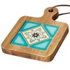 NOELAMOUR Pot Holder Stylish Wooden Heat Resistant Tile Nordic Insulation