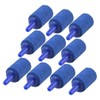 RuiChy Air Stone for Fish Tank, 10 Pack Blue Cylinder