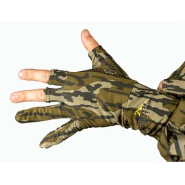 North Mountain Gear North Mountain Gear Camo Hunting Gloves - Fingerless - Mossy Oak Bottomland