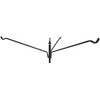 Erva Black Steel Three Arm Extended Reach Hanger for Squirrels