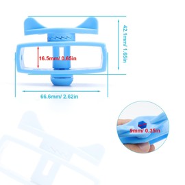 HJIAMA Wire Fence Tensioner Pack of 8, Handle Swivelling Fence Tensioner Technical Plastic, Wire Tensioner Blue, Wire Mesh Fence Tensioner for Tensioning Washing Lines