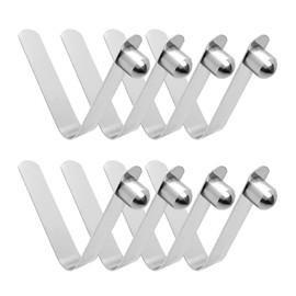 8pcs Kayak Paddle Spring Snap Clips, Stainless Steel Spring Button Clip Push Button Clips, Tube Locking Pin Clips for Kayak Paddle Camping Tent Pole (6mm)