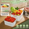 4-Pack All-In-One Fruit Storage Containers with Strainer