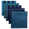 S&W SHLAX & WING Men's Pocket Square, 12.6 inches (32