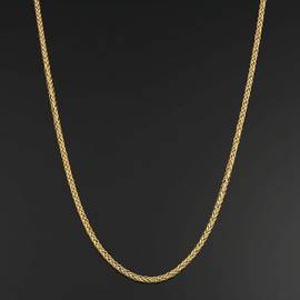 14k Yellow Gold Filled Franco Chain Necklace (2.4 mm, 20 inch)