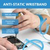 GMHLLES 4 Pcs Anti Static Wrist Straps, Adjustable Wrist Strap