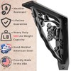 Starby Heavy Duty Wall Shelf Brackets ~ Metal Corbel Supports
