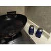 Ritadeshop Old-Fashioned Salt and Pepper Shakers Cobalt Blue Glass