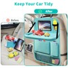 Etre Jeune Backseat Car Organizer with Tablet Holder, 6 Storage