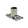 Douzime 2Pcs Boat Rectangle Hand Rail Base, Marine Grade 316