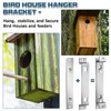 Blulu 2 Sets Bird House Hanger Bracket Stable Rust Proof