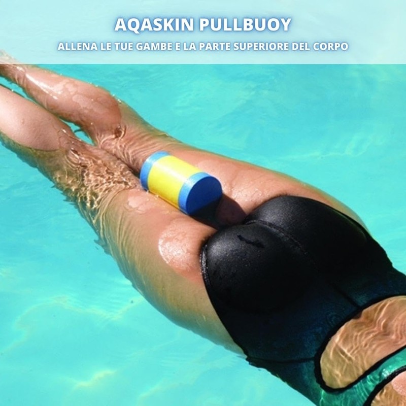 AQASKIN Pullbuoy (Yellow/Black, Quantity 1 pc)