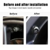 for Mazda CX5 Black Metal Tire Valve Stem Cap Covers